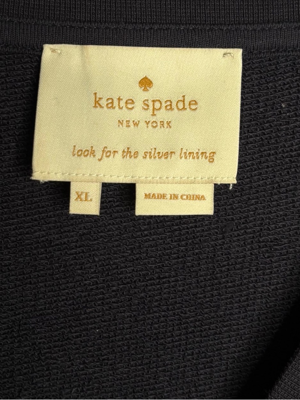 KATE SPADE NEW YORK RUFFLE PULLOVER CREWNECK SWEATSHIRT - Picture 2 of 6